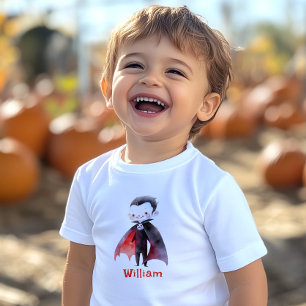 Süßer Dracula Halloween Geburtstagsfeier Kleinkind T-shirt