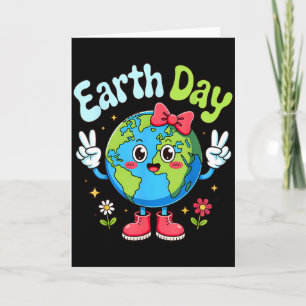 Süßer Earth Day 2026 Bogen Rette den Planeten für  Karte