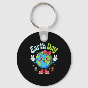 Süßer Earth Day 2026 Bogen Rette den Planeten für Schlüsselanhänger