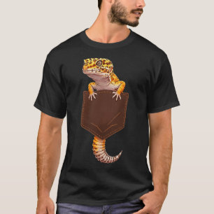 Süßer Eidechsen-Reptil-Leopard-Gecko-Cket Lustige T-Shirt