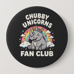 Süßer Einhörner Fan Club Magischer Regenbogen Einh Button