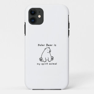 Süßer Eisbär ist mein Krafttier Bärenliebhaber Case-Mate iPhone Hülle