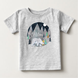 Süßer Eisbär Winter  Baby T-shirt