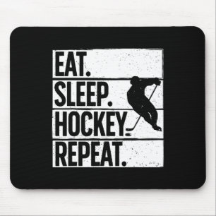 Süßer Eishockey Für Männer Frauen Hockey Fan Torwa Mousepad