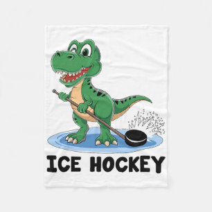 Süßer Eishockeyspieler Sport Spiel Spiel Fleecedecke