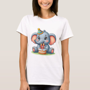 Süßer Elefant 11. Geburtstag T-Shirt