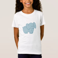 Süßer Elefant (blau)