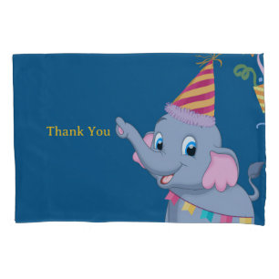 Süßer Elefant Geburtstag Kissenbezug