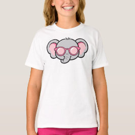 Süßer Elefant mit Sonnenbrille T-Shirt