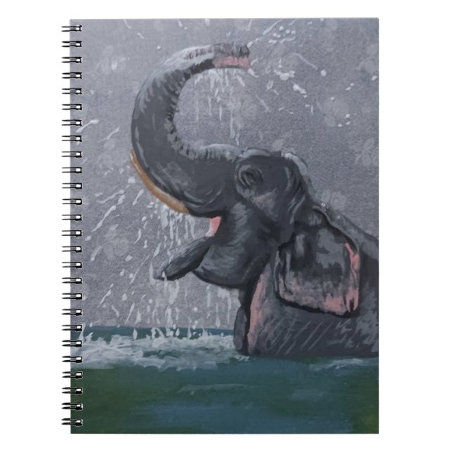 Süßer Elefant Notizblock (Vorderseite)