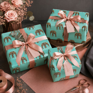 Süßer Elefantendelight Geschenkpapier Set
