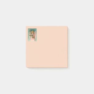 Süßer Engel im rosa Kleid Post-it Klebezettel