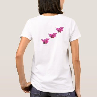 Süßer Engels-Geschenk-, weißer und rosafrieden T-Shirt