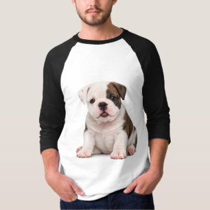 Süßer Englischer Bulldoggen-Welpe T-Shirt