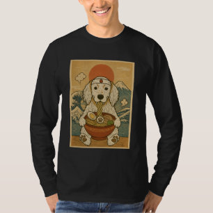 Süßer Englischer Setter Japanische Ramen-Nudeln T-Shirt