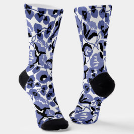 Süßer Erbsen (Periwinkle) Kunst Socken