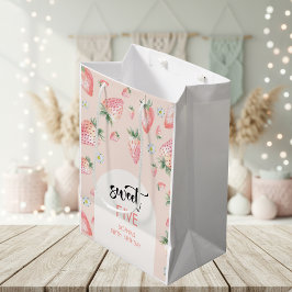 Süßer Erdbeeren-Kindergeburtstag Mittlere Geschenktüte