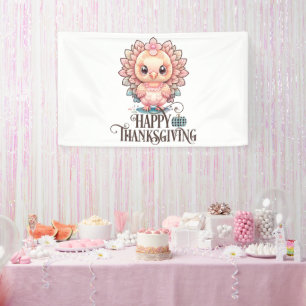 Süßer Erntedanktag-Truthahn Banner