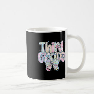 Süßer erster Schultag Preppy dritte Klasse Rücken Kaffeetasse