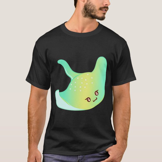 Süßer farbenfroher Stachelrochen T-Shirt (Vorderseite)