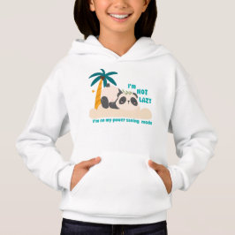 Süßer fauler Panda Hoodie
