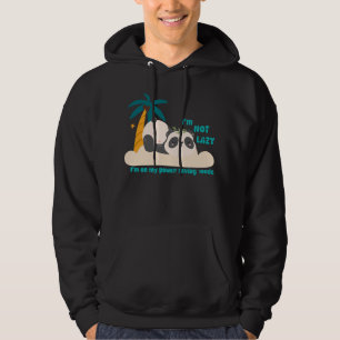 Süßer fauler Panda Hoodie