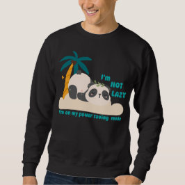 Süßer fauler Panda Sweatshirt