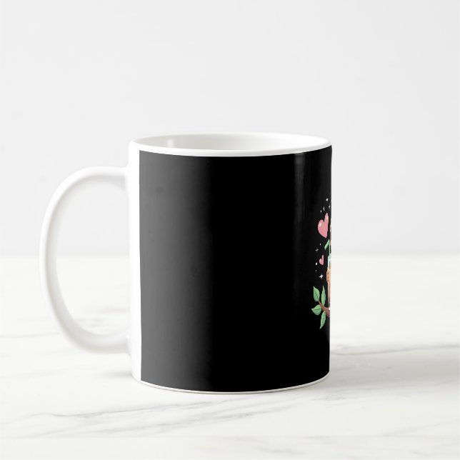 Süßer Faultier-Boba-Blasen-Milchtee Kawaii Frauen  Kaffeetasse (Links)