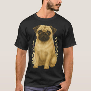 Süßer Fawn Pug Charm T-Shirt