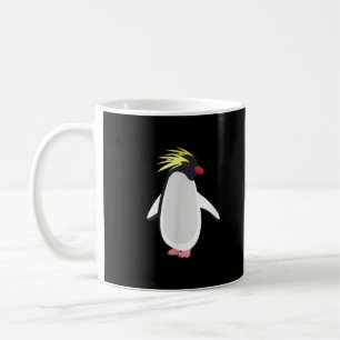 Süßer Felsenpinguin Lustiges Antarktistier Kaffeetasse