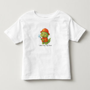 Süßer Feuerwehr-Dinosaurier – Dino-Jobs Kleinkind T-shirt