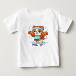 Süßer Fitnessbär Baby T-shirt