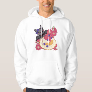 Süßer Fledermaus und Pastell-Frucht-Torte Hoodie
