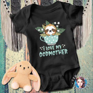 Süßer Floraler Kawaii Waschbär Ich Liebe Meine Pat Baby Strampler