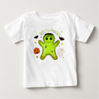 Süßer Frankenstein-Gingerbread-Mann-Halloween-T-Sh
