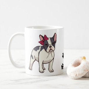 Süßer Franzose Welpe Hund Liebhaber Französische B Kaffeetasse