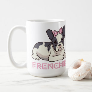 Süßer Franzose Welpe Hund Liebhaber Geschenk Franz Kaffeetasse
