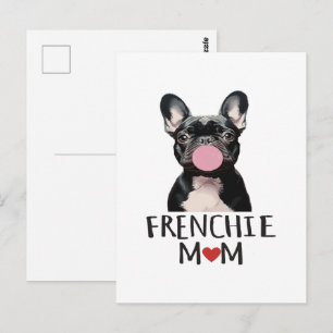 Süßer Französische Bulldogge Postkarte