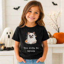 Süßer französischer Bulldogge Halloween-Geist