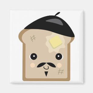 süßer französischer Toast Magnet