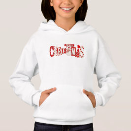 Süßer Frohe Weihnachten Schneemann Kinder Hoodie