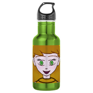Süßer fröhlicher Pink Edelstahlflasche