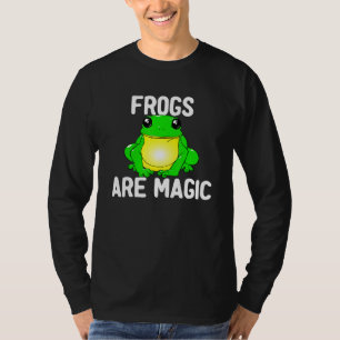 Süßer Frosch Frösche sind magische Tier Amphibien T-Shirt