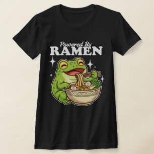 Süßer Frosch isst Ramen – Ramen Be Happy Kawaii Sh T-Shirt