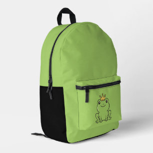 Süßer Frosch Königin lustige grüne Handyhülle Bedruckter Rucksack