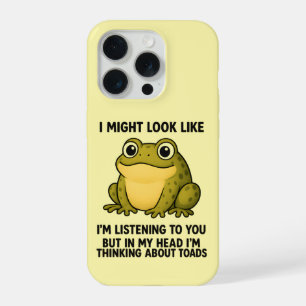 Süßer Frosch Kröte ADHS Humor Besprechungs-Überleb iPhone 15 Pro Hülle