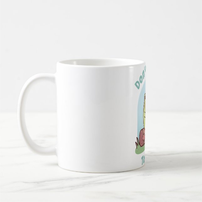 Süßer Frosch liest glücklich Vergessen Sie nicht l Kaffeetasse (Links)