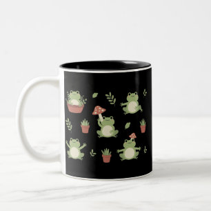 Süßer Frosch Lustiges Tierliebhaber-Geschenk Für F Zweifarbige Tasse