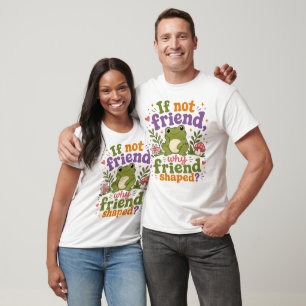 Süßer Frosch-Meme Wenn nicht Freund, warum Freund T-Shirt