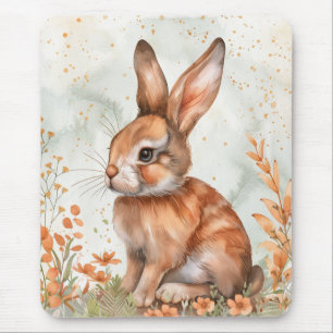 Süßer Frühlingshase Mousepad